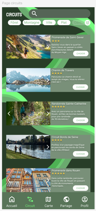 Maquette page contact