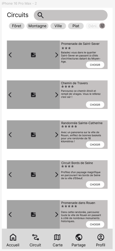 Wireframe page services