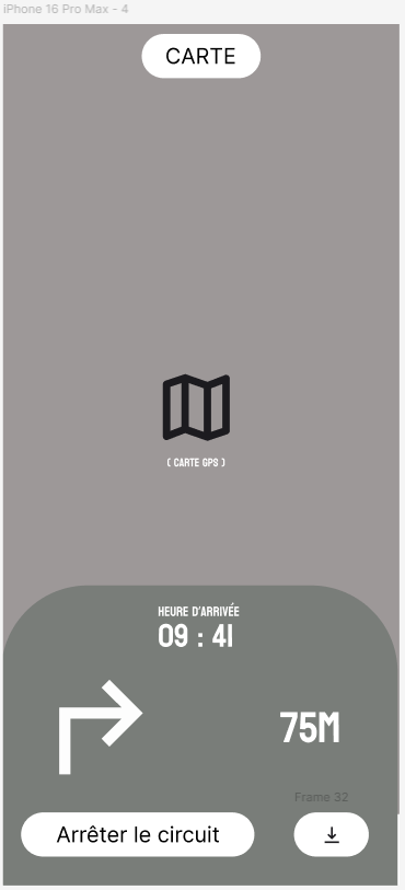 Wireframe page contact
